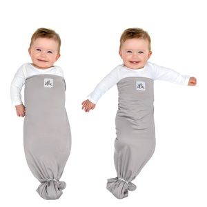 The Ollie World Gray Swaddle